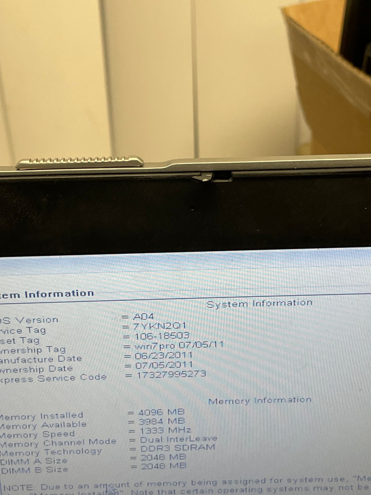 LOT of 4 Dell Latitude E6420 i5-2520M 2 GB RAM, NO HDD