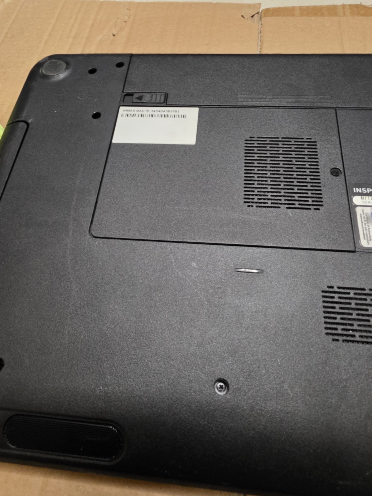 Dell Inspiron N5110 Windows 7 Ultimate Intel Core i5 6GB RAM 596GB HD Dead Batte
