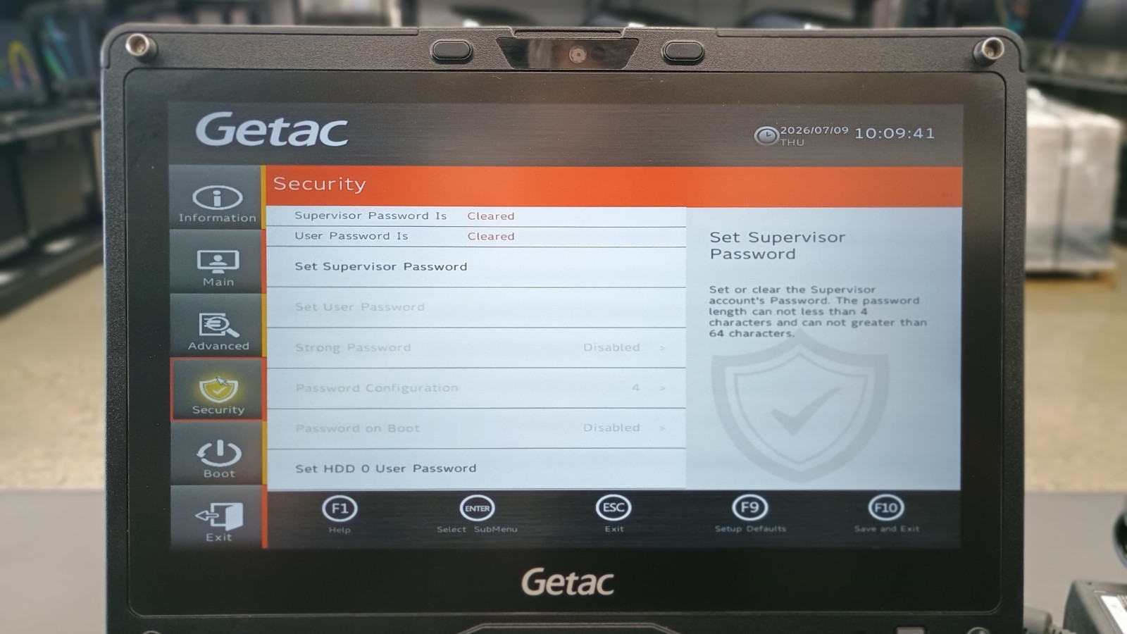 Getac V110G6 Quad Core i5-10210U 1.60GHz – 256GB SSD – 16GB – Win 11 Pro – Read