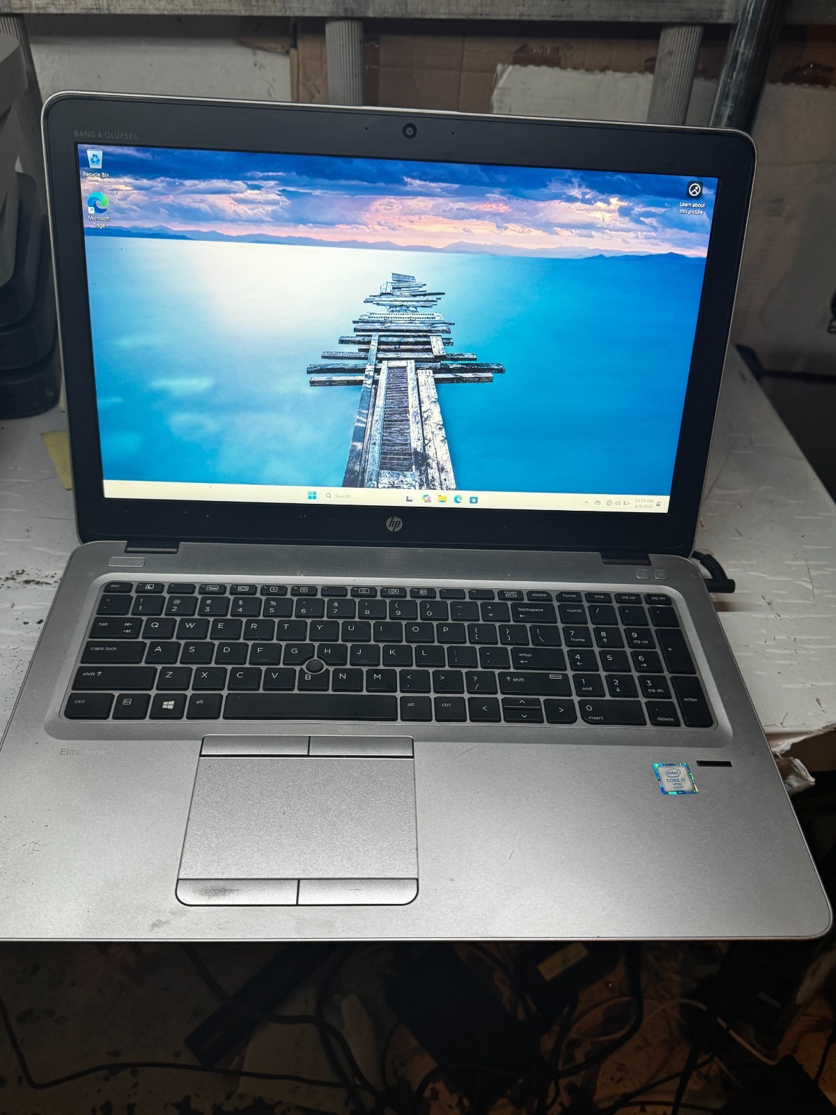 HP EliteBook 850 G3 Core i7-6600U 500GB SSD Laptop For Parts/Repair #3304