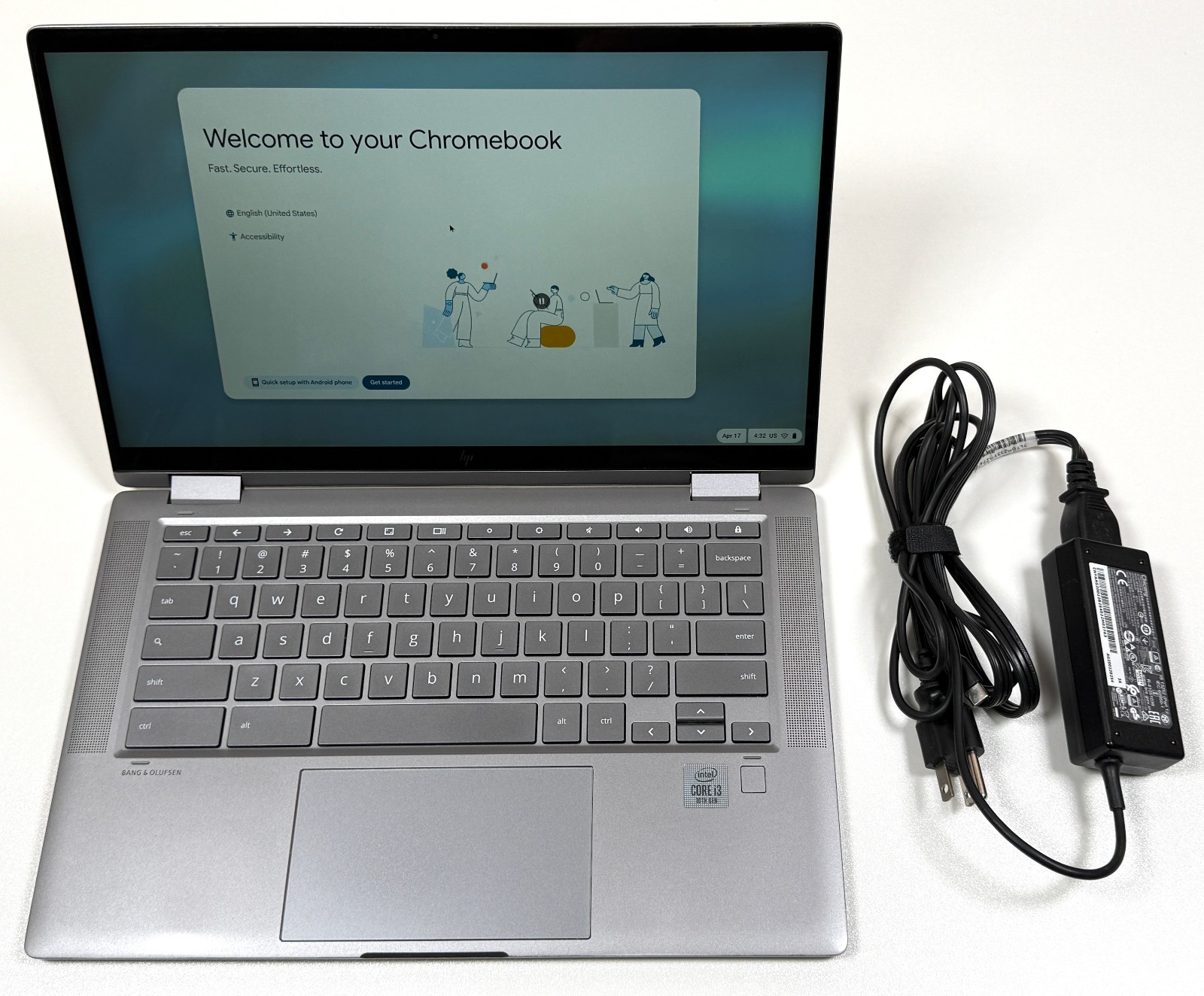 HP Chromebook x360 14c-ca0053dx 14″ Touch 2.1GHz i3-10110U 8GB RAM 64GB eMMC SSD