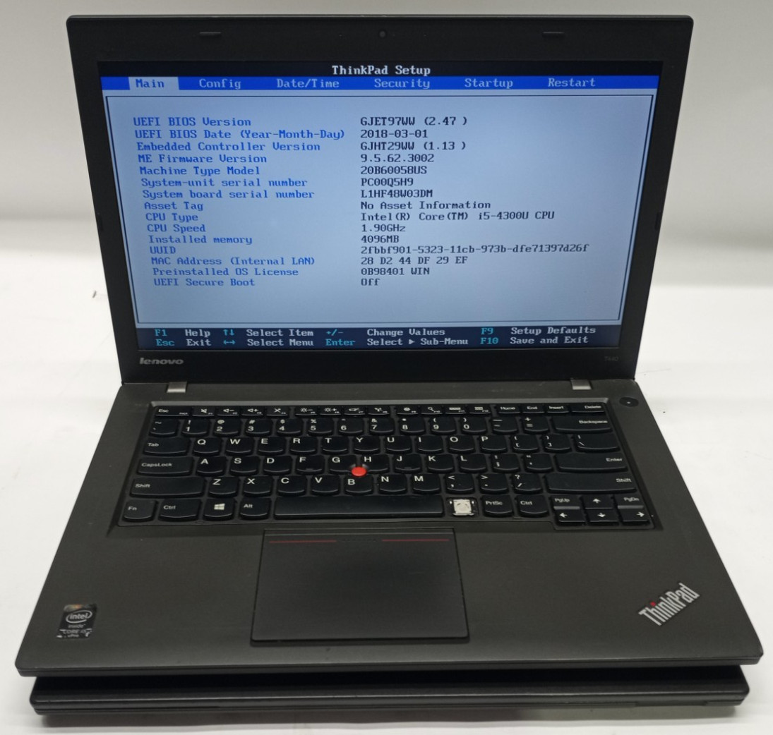 Lot of 2 Lenovo TP T431s/T440 i5-3rd&4th Gens@1.80GHz 4GB RAM No HDD/OS MC582*!