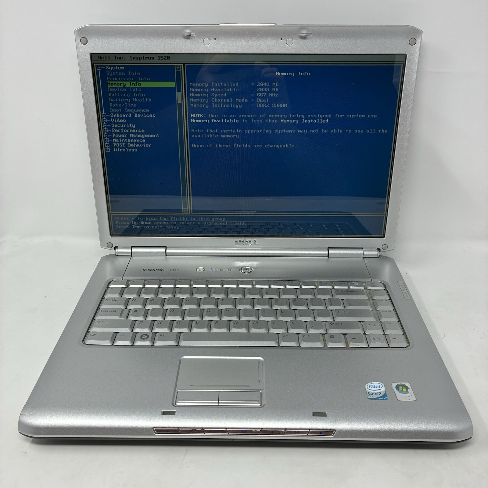 Dell Laptop Gaming/Work Good Batt Win2k Pro Charger Core2Duo Loaded