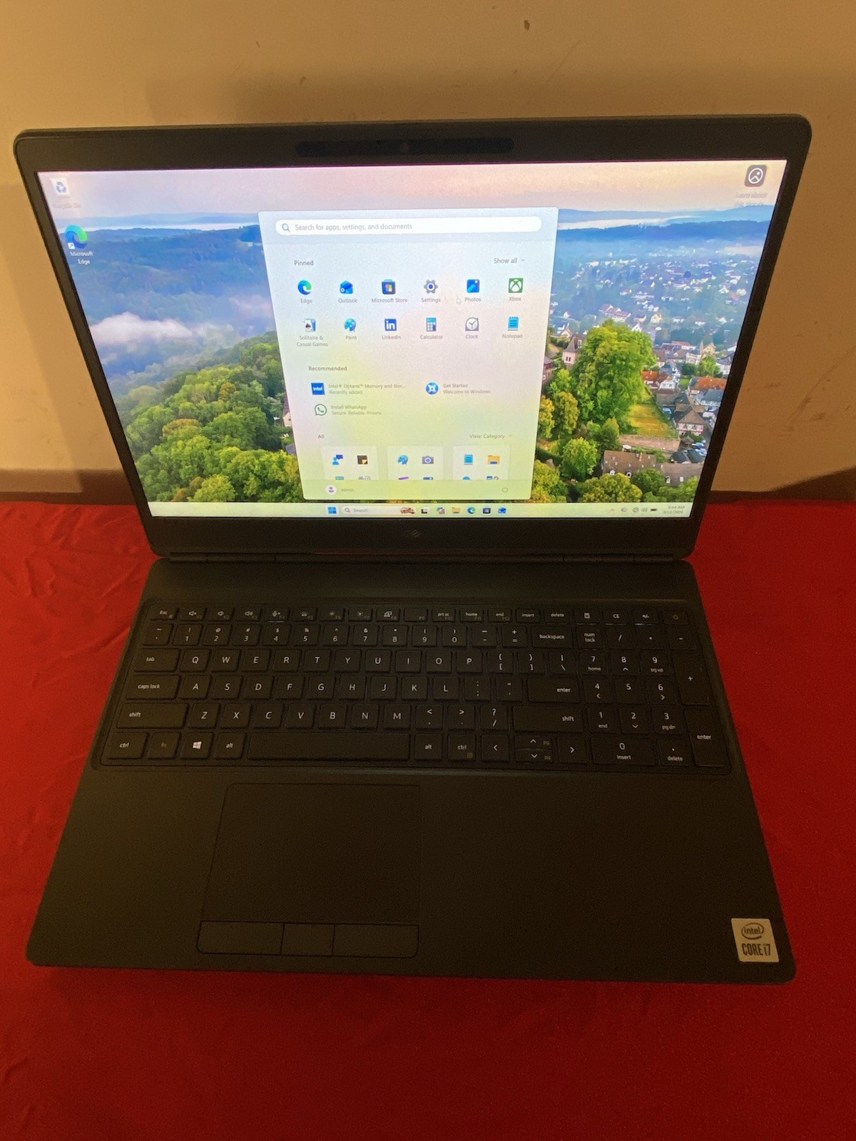 Dell Precision 7550 15.6 4K Intel i7-10850H 2.70GHz 16GB,256GB SSD Quadro T2000