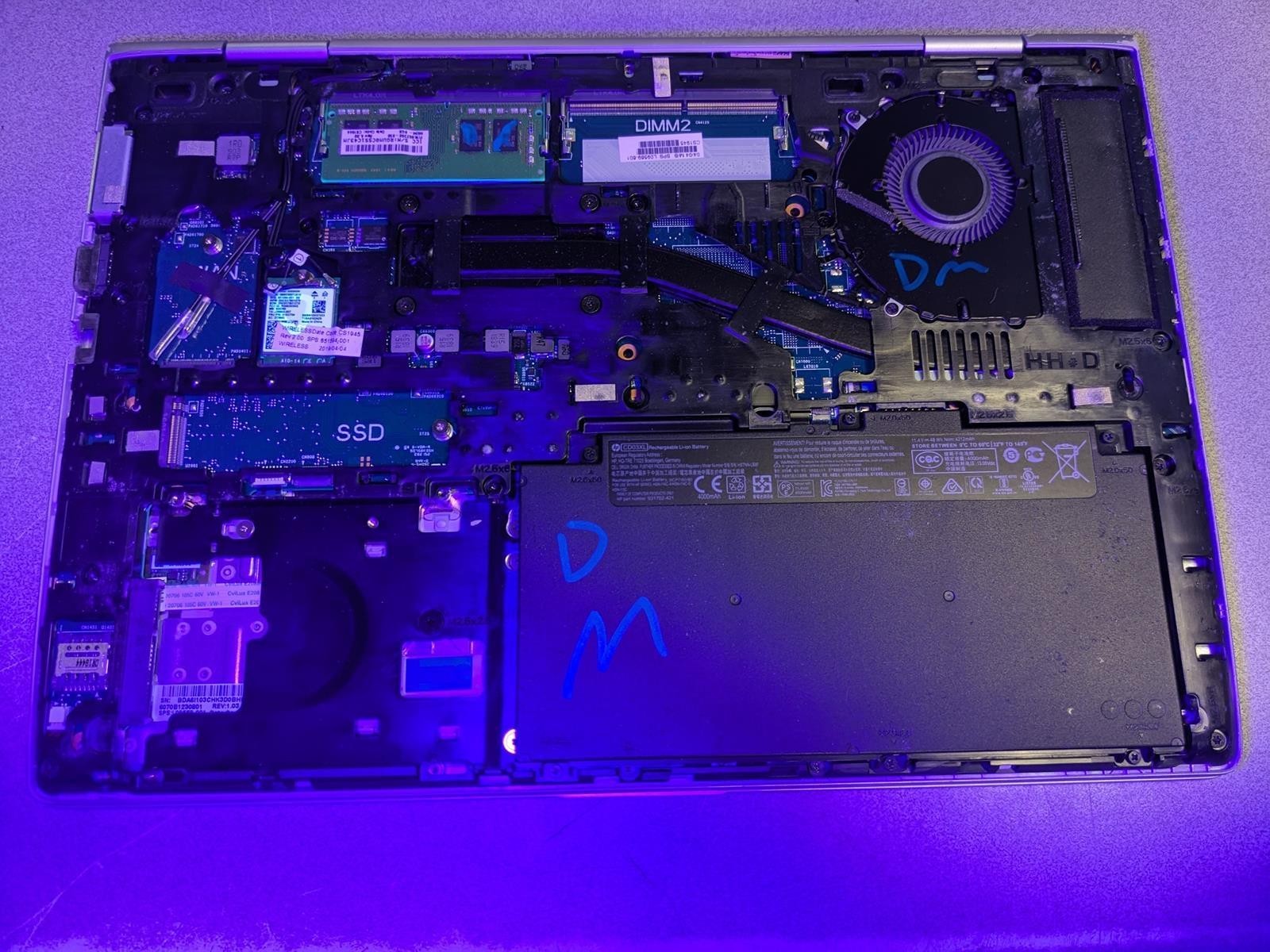 HP PROBOOK 640 G4 i5-8350U @ 1.70GHz, 8GB RAM, NO HDD/OS