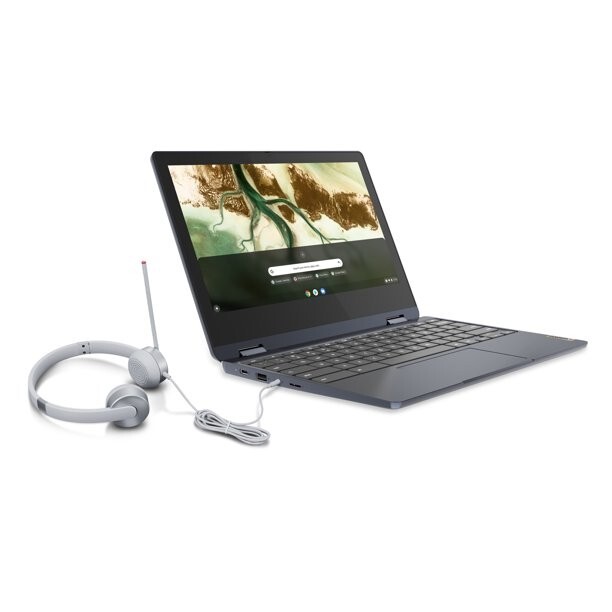 Lenovo CB 3 14″ with Headset Bundle, Celeron N4020, 4G RAM, 64G eMMC, Chrome OS