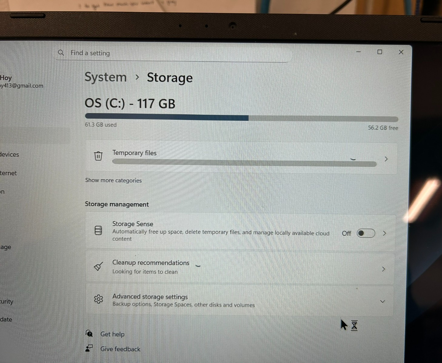 Asus Notebook PC R565E 128GB 4GB RAM Windows 11 Home Intel Core i3-1115G4
