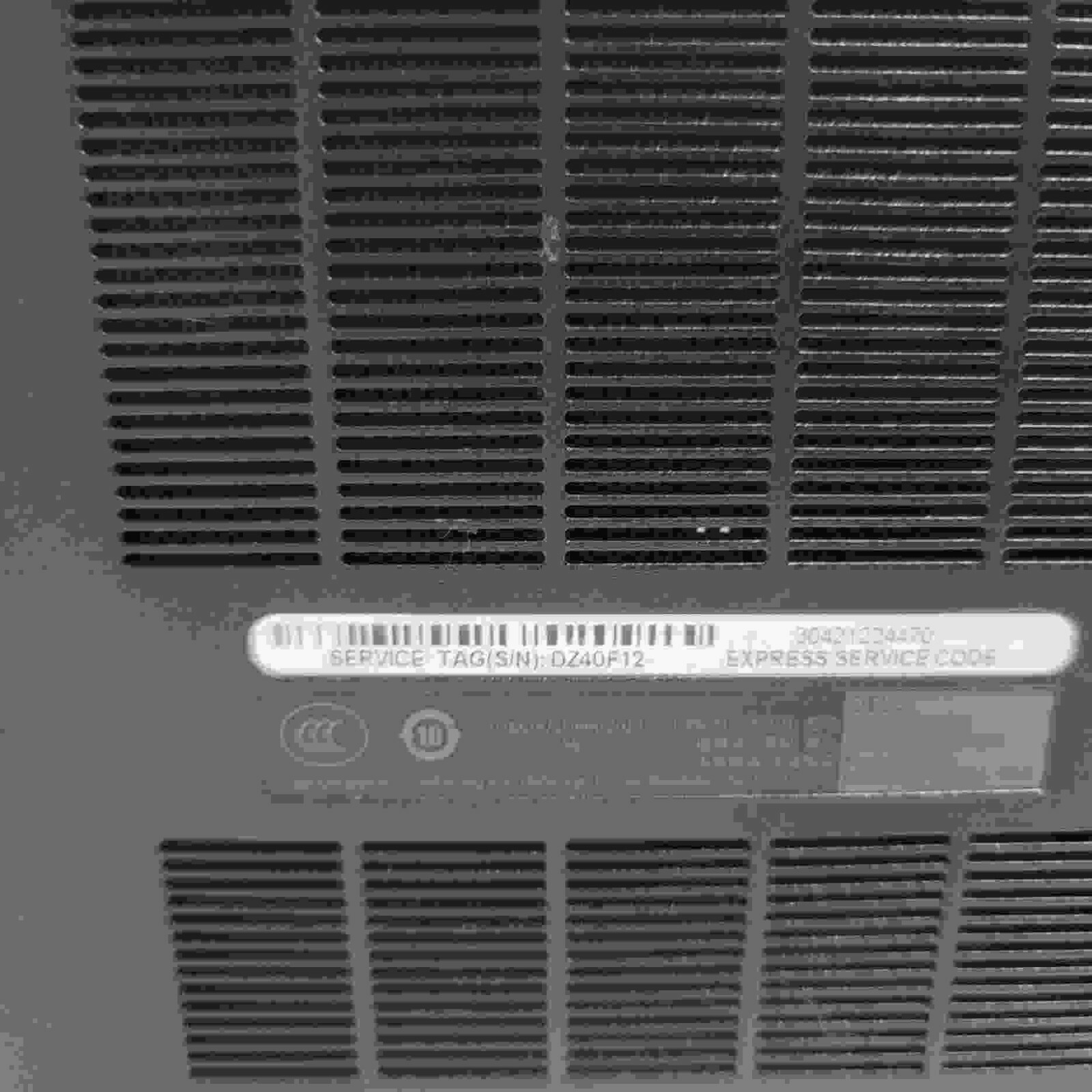Silver Dell Latitude laptop e6540