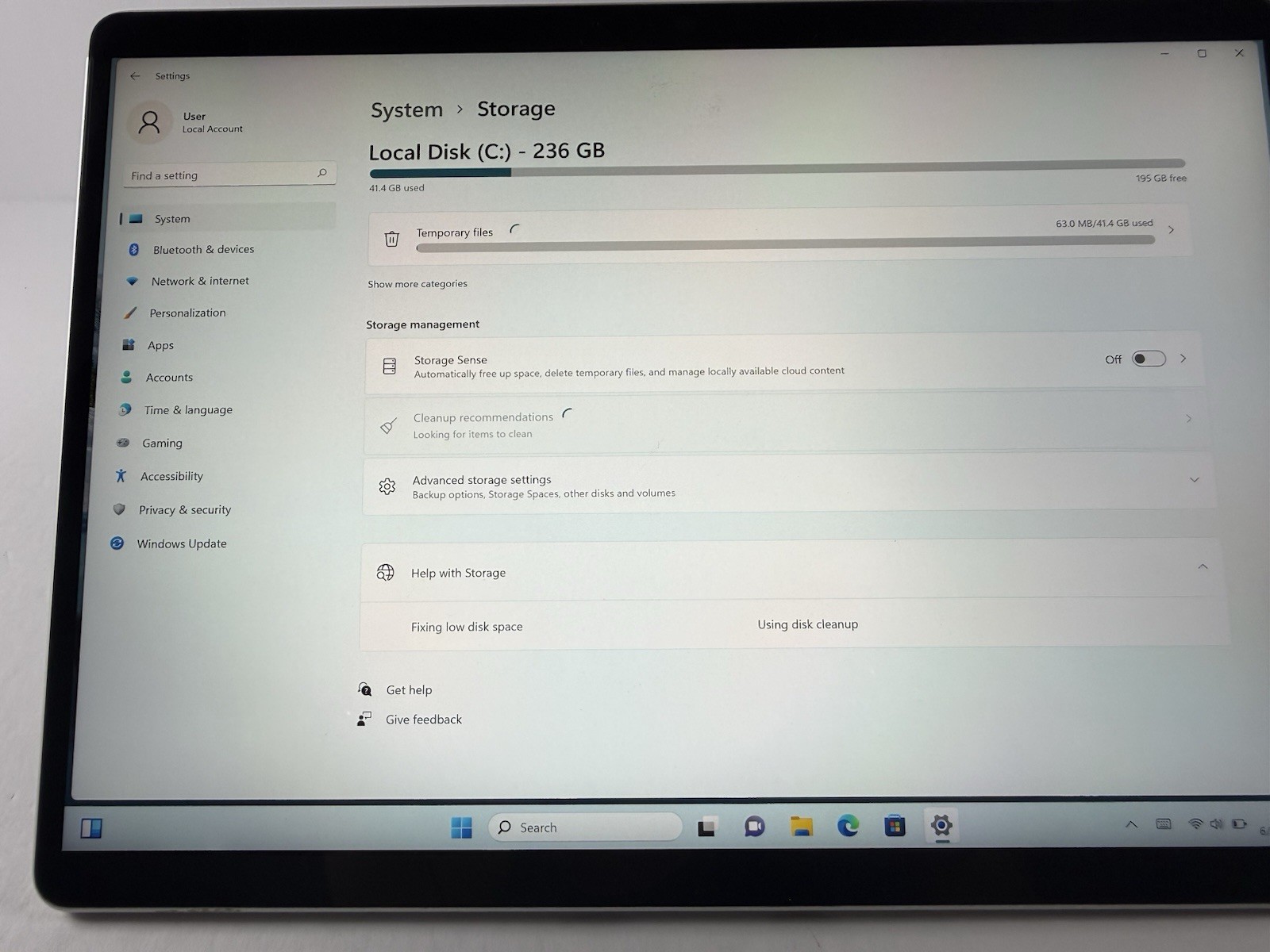 Microsoft Surface Pro 8 (1982) i5-1145G7 – 16GB RAM – 256GB 120Hz – Win 11 Pro