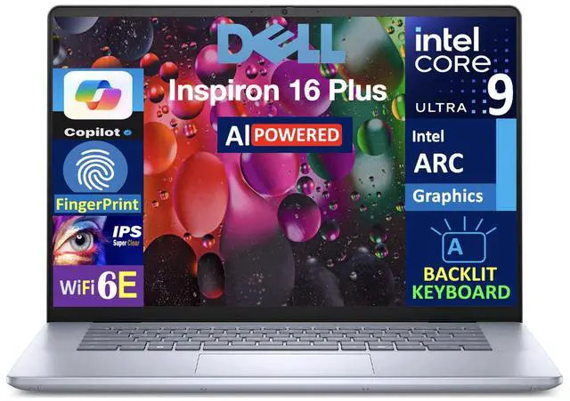 Dell Inspiron 16 7640 16 FHD+ Touch Display Intel Ultra 9 185H 16GB LPDDR5X