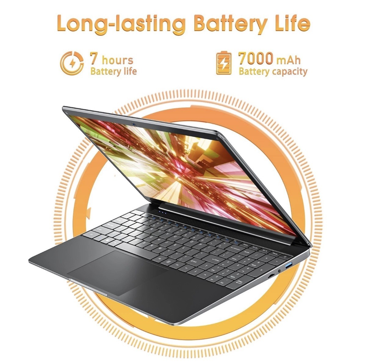 SGIN 15.6in Laptop 6GB DDR4 128GB SSD Windows 11 w/ 4-Core Intel Celeron Laptop