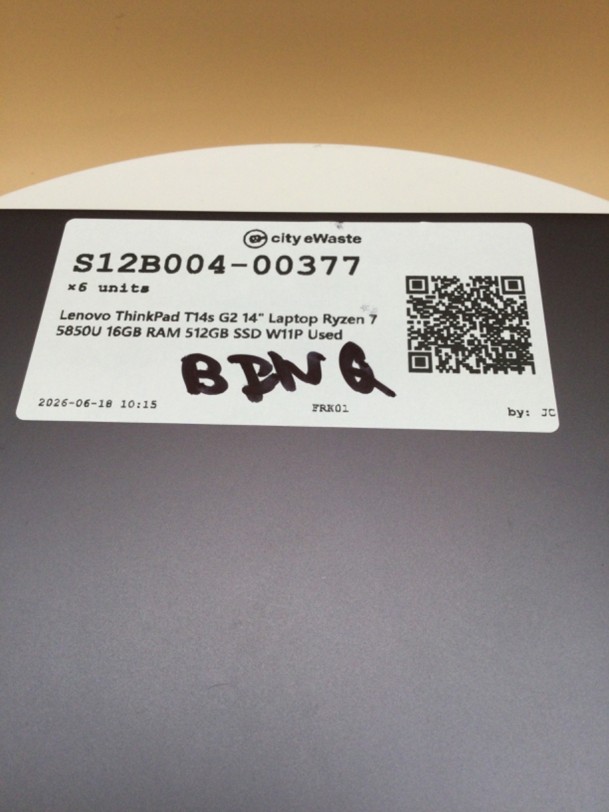 Lenovo ThinkPad T14s G2 14″ Laptop Ryzen 7 5850U 16GB RAM 512GB SSD W11P Used