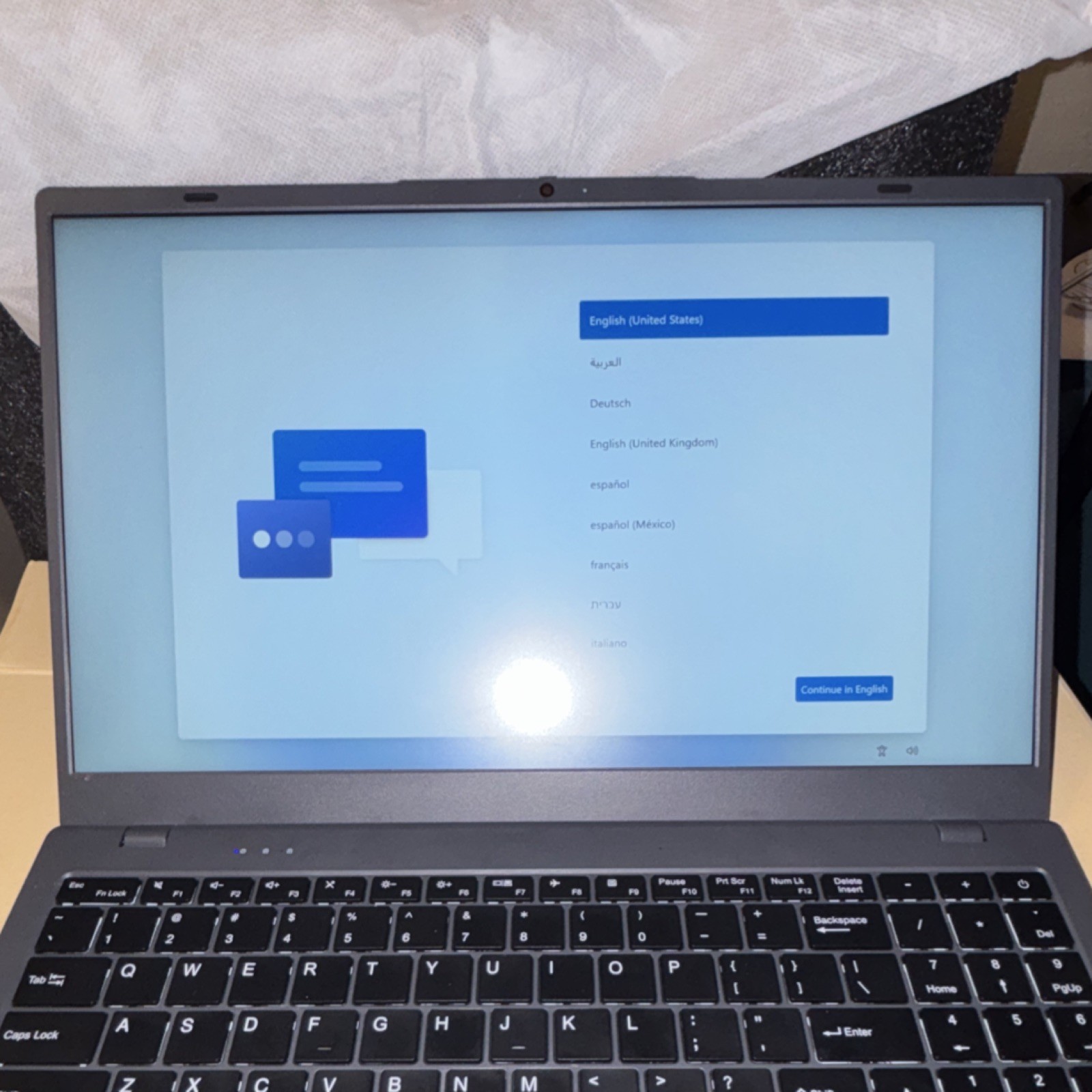 Gray Notebook Laptop PC Includes Charger, Power Adapter and Original Box
