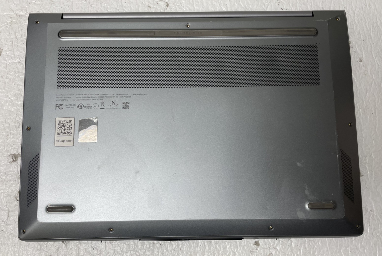 Lenovo ThinkBook 13s G4 IAP Intel Core i5-1240P 8GB RAM NO SSD Bio Lock Parts