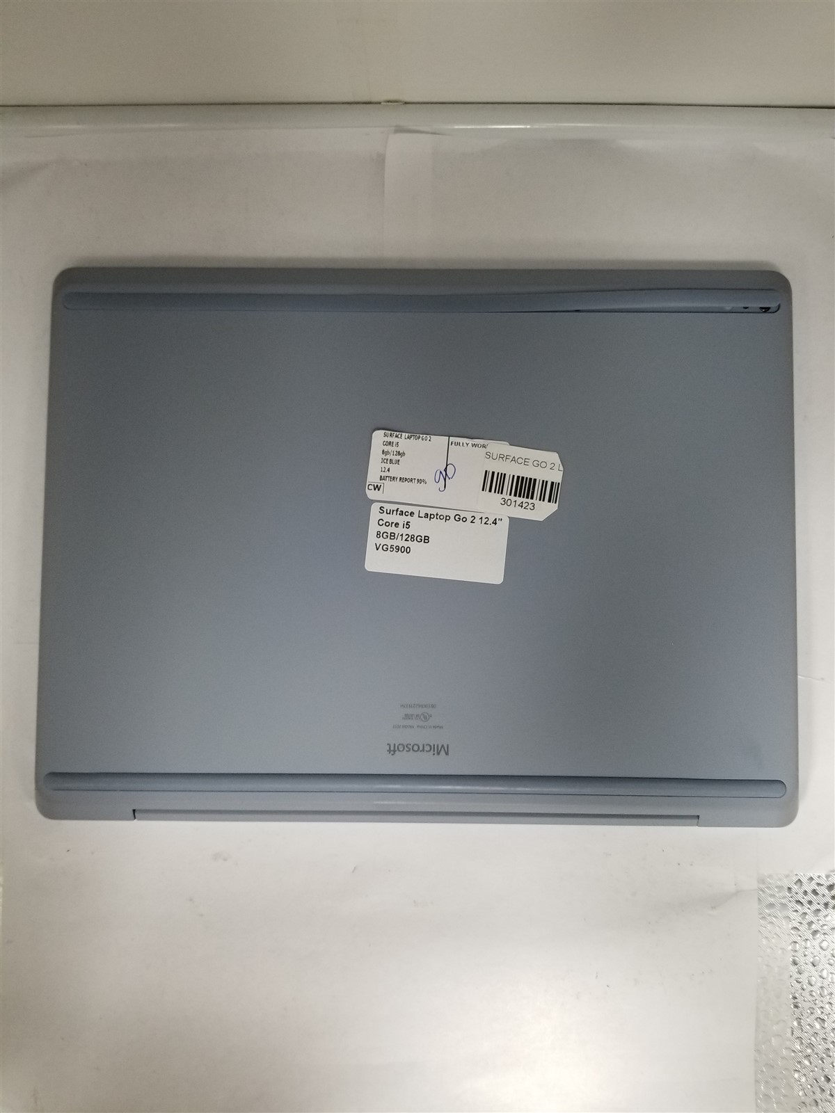 Microsoft Surface Laptop Go 2 Core i5 12.4″ 8GB/128GB Blue Fully Working VG5900