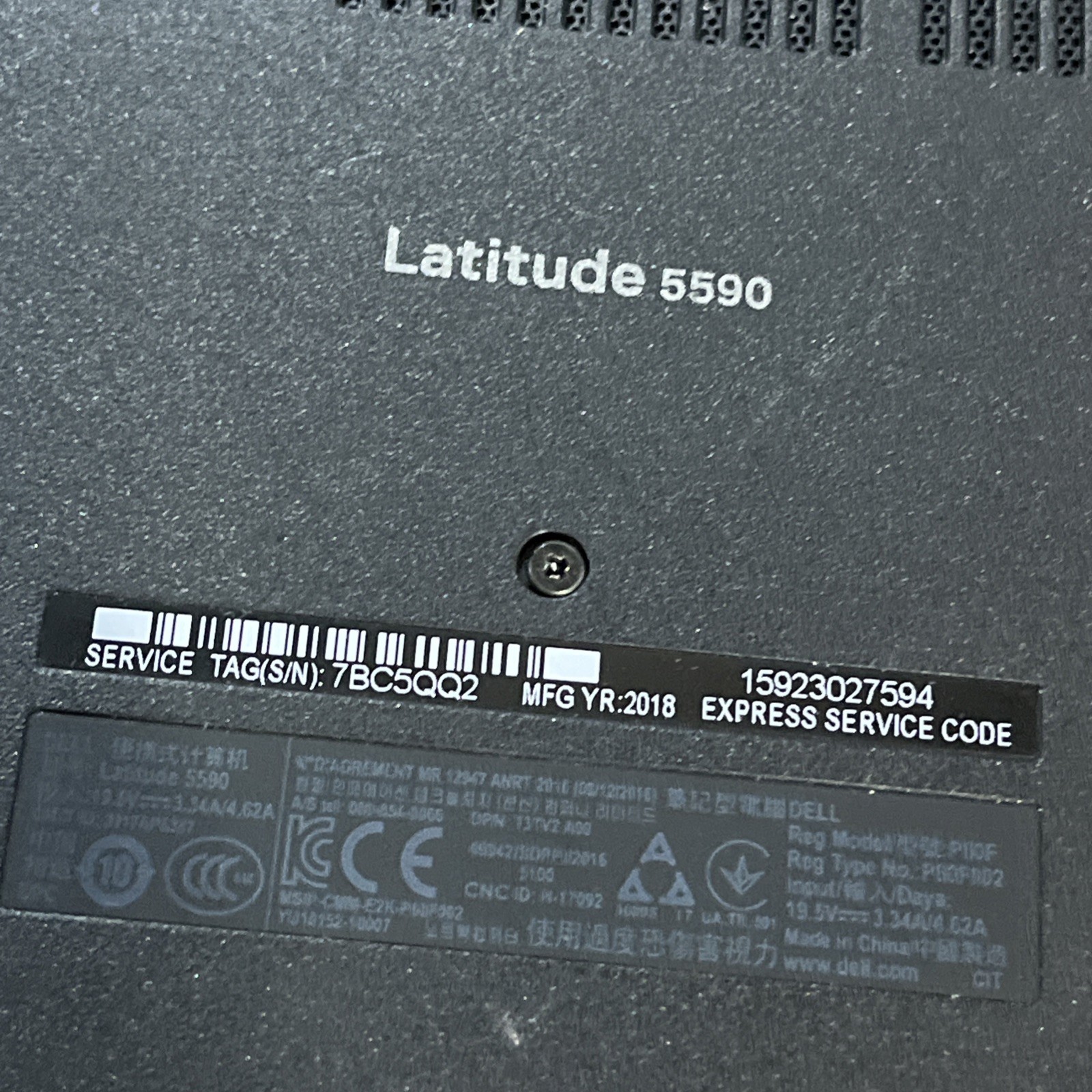 DELL LATITUDE 3380 INTEL CORE I3-6006U 2.00GHZ 8GB RAM NO HD
