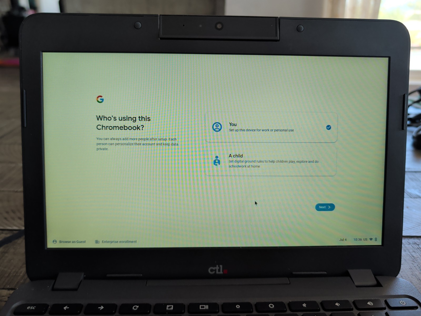 CTL Chromebook 11″ NL71 Good Condition, Deprovisioned. Ready To Go. No Charger