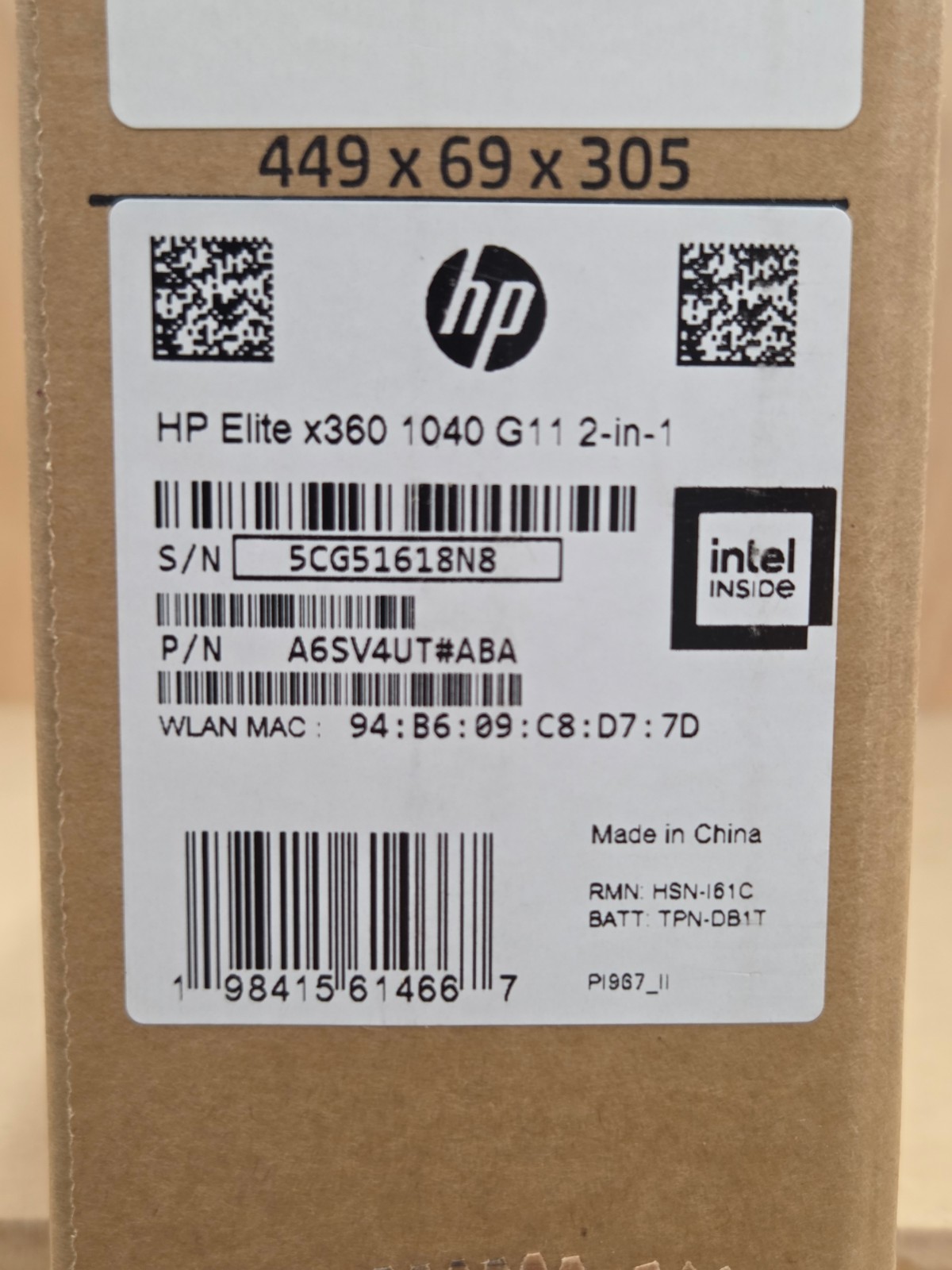 HP Elite x360 1040 G11 14″ Notebook Intel Ultra 7 155H 512GB/32GB – w/ Warranty