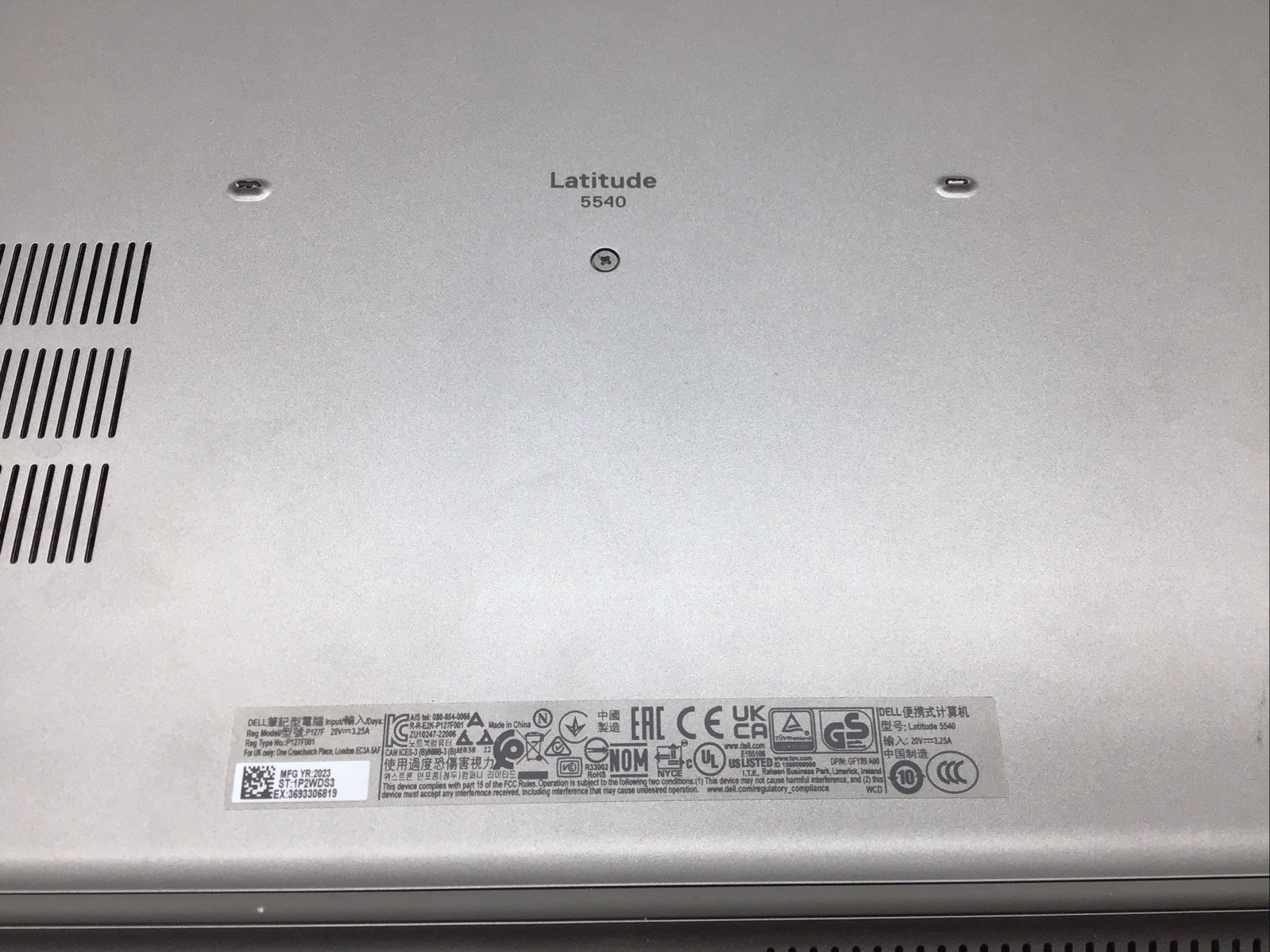 Dell Latitude 5540 15.6″ Laptop i7-1365U NO RAM/SSD/OS Parts/Repair READ