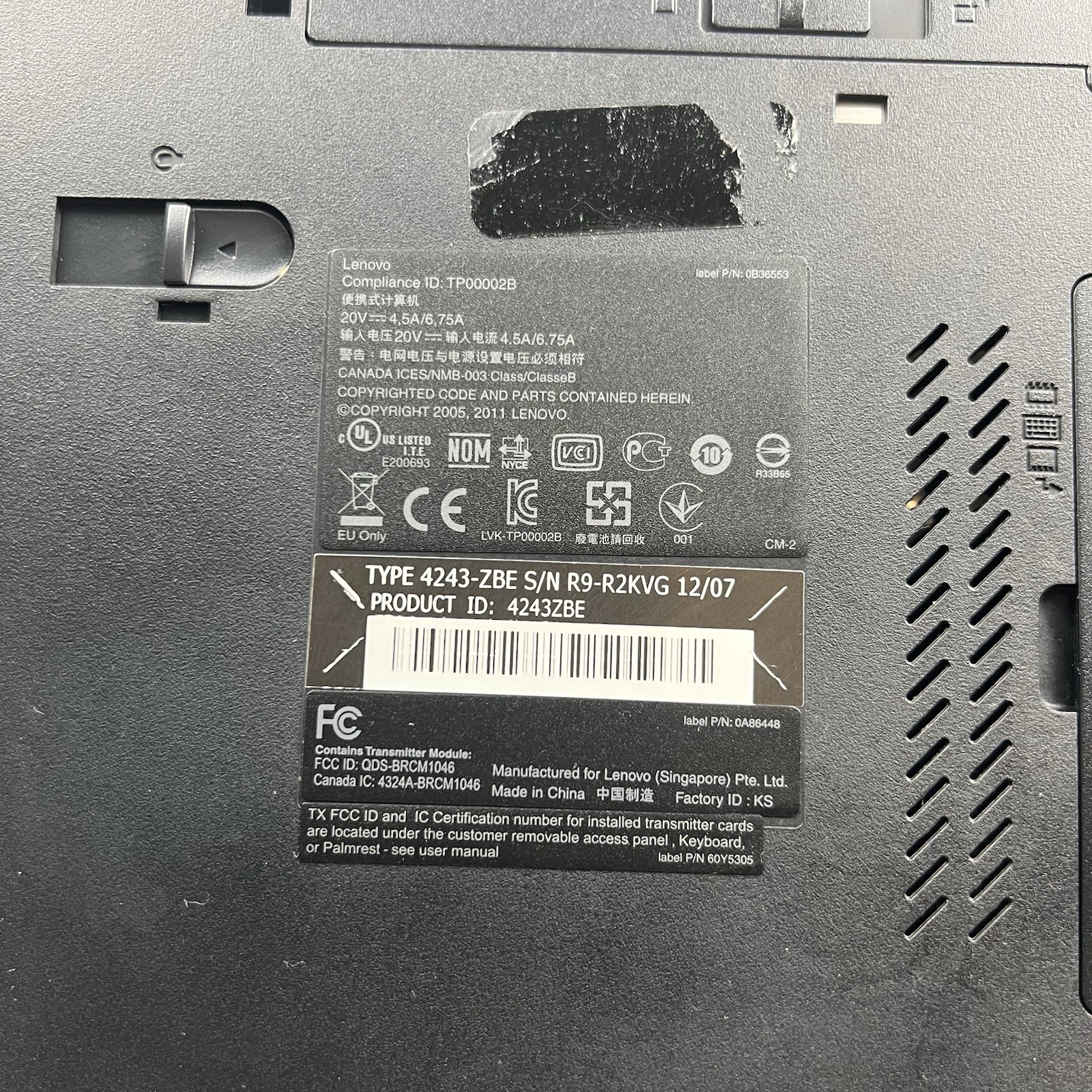 Lenovo ThinkPad T520 Intel i7-2640M 8GB 320GB HDD Win 10 w/ Charger|ELP76, READ