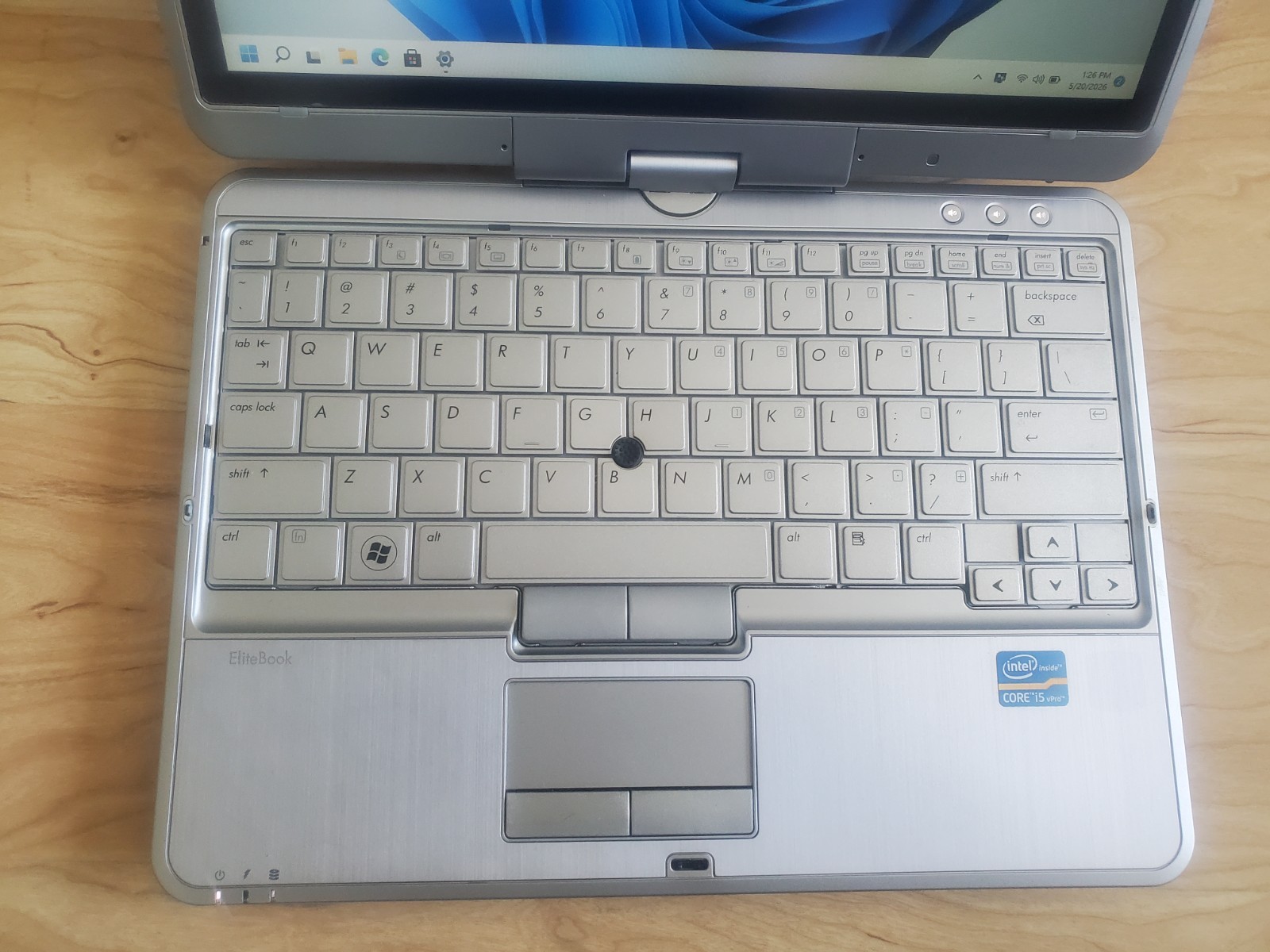 HP EliteBook 2760p TouchScreen Core i5 Win 11 Pro 240gb SSD HD 12gb RAM Laptop