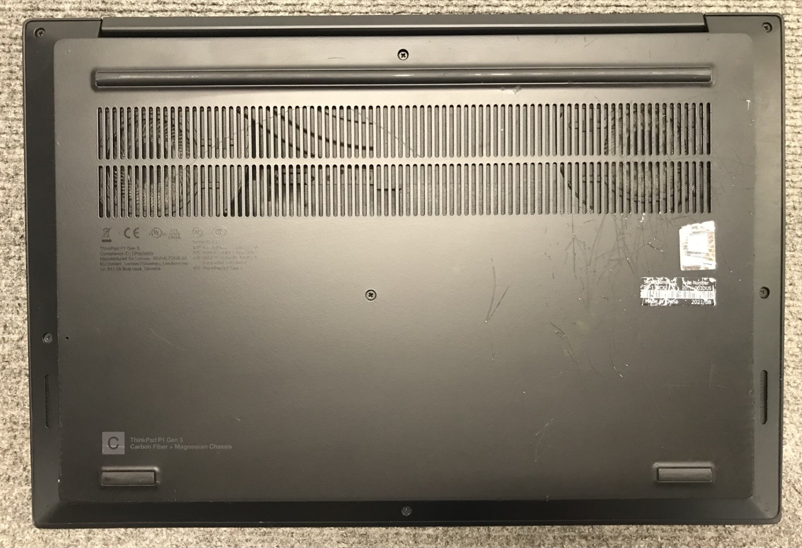 Lenovo ThinkPad P1 Gen 3 15.6″ Laptop i7-10750H 32GB RAM 512GB NVMe