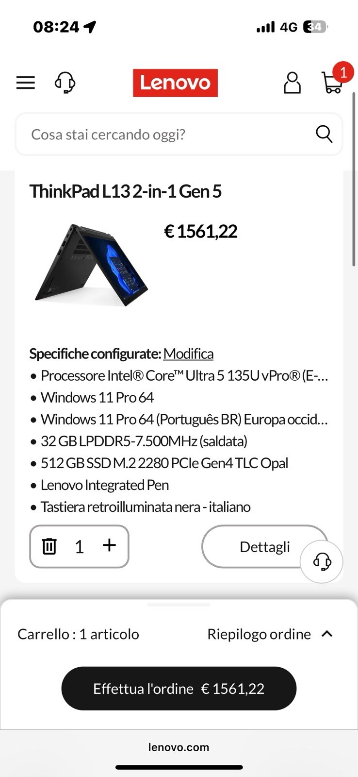 Lenovo ThinkPad L13 2-in-1 Gen 5 [Intel] Intel Core Ultra 5 135U Hybrid [2 in 1]