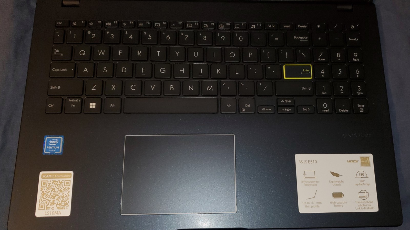ASUS VivoBook 15.6″ FHD Pentium N5030 Intel UHD Graphics 605 4GB RAM 128GB SSD