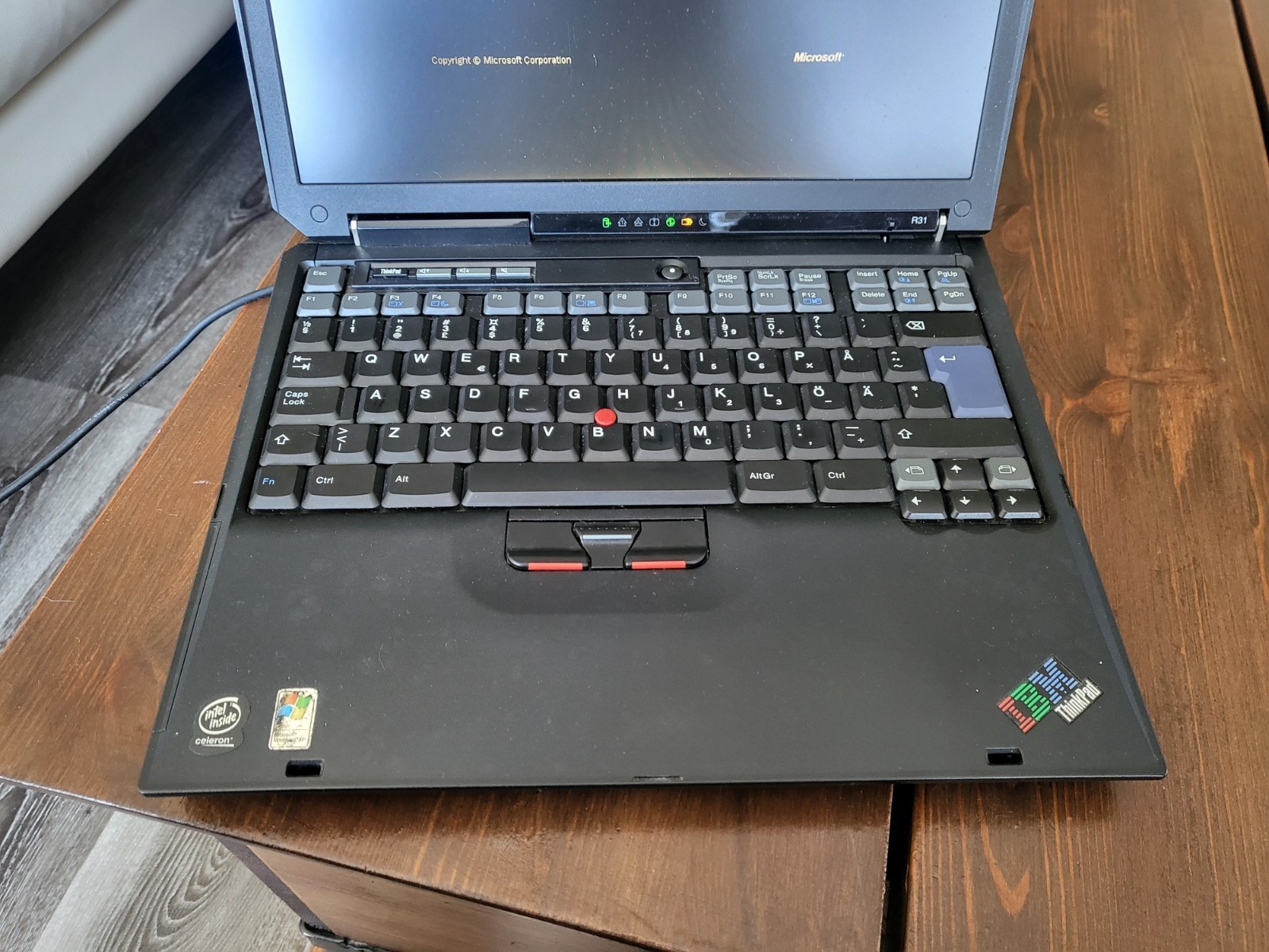 IBM Thinkpad R31 Intel Celeron 1.13GHz 120MB/80GB