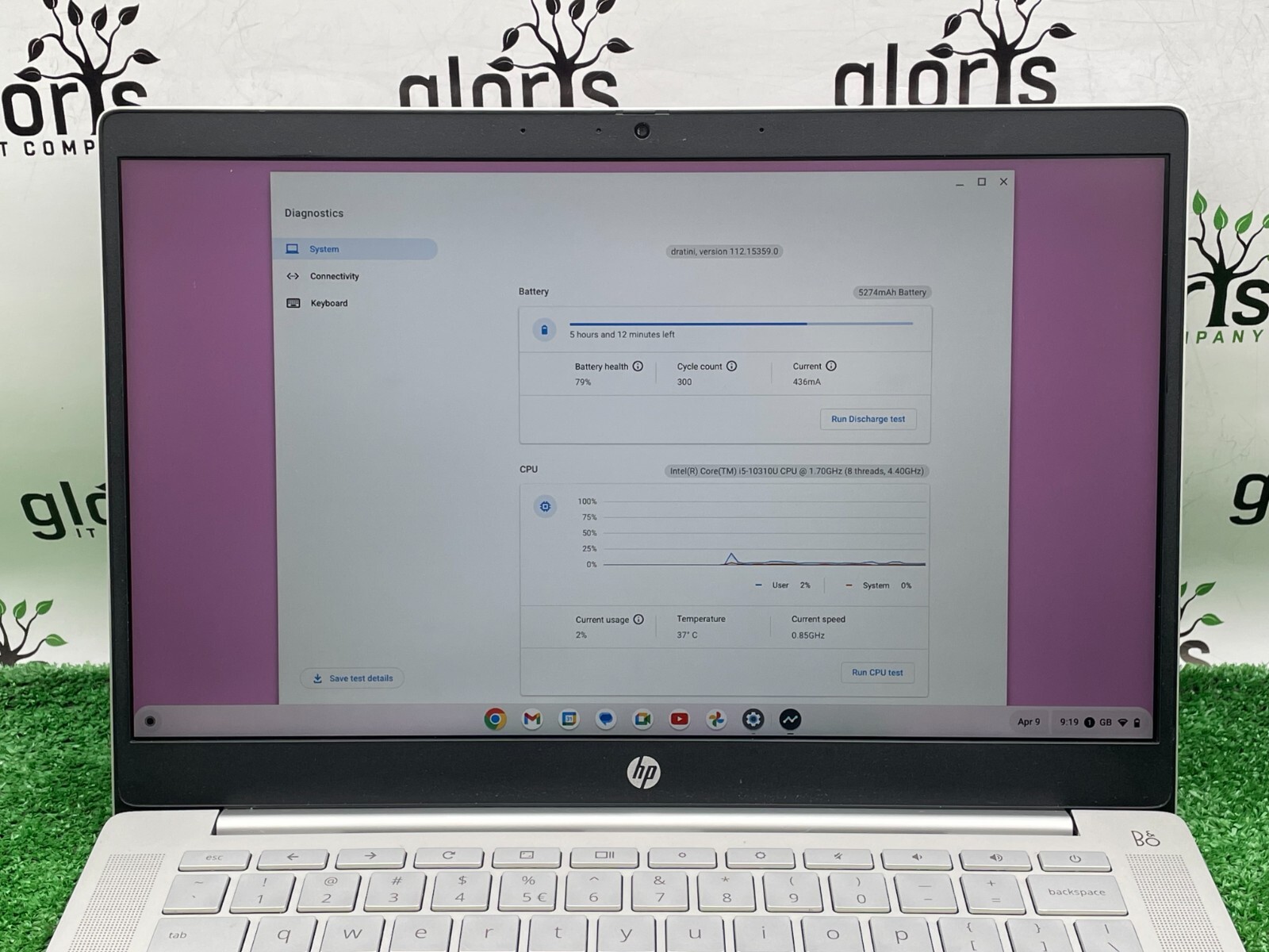 HP Pro c640 Chromebook Laptop Intel i5-10310U 1.70GHz / 8GB RAM / 64GB SSD