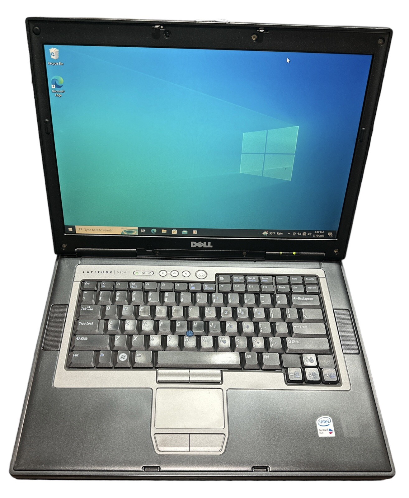 DELL LATITUDE D820 PP04X -15.4″ Intel Core2 T5600 1.83GHz 4GB -Windows 10 Pro
