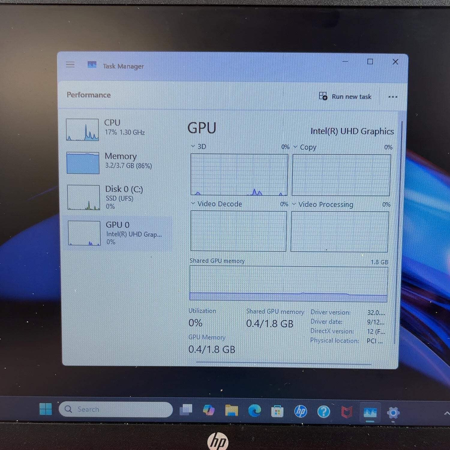 HP Laptop 15-FD0083WM 15.6″ N200 1.0GHz 4GB RAM 128GB SSD