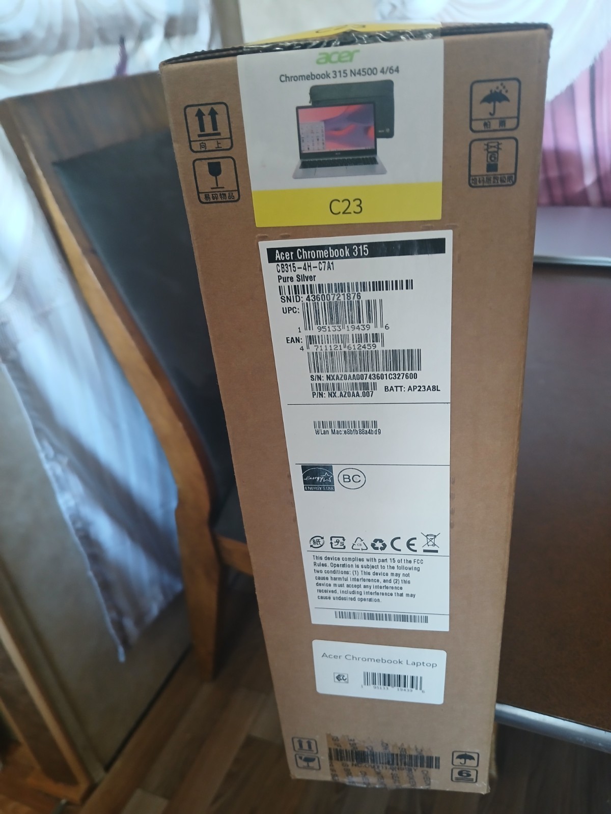Acer Chromebook 315 15.6″ FHD LED LCD Celeron N4500 4GB 64GB eMMC