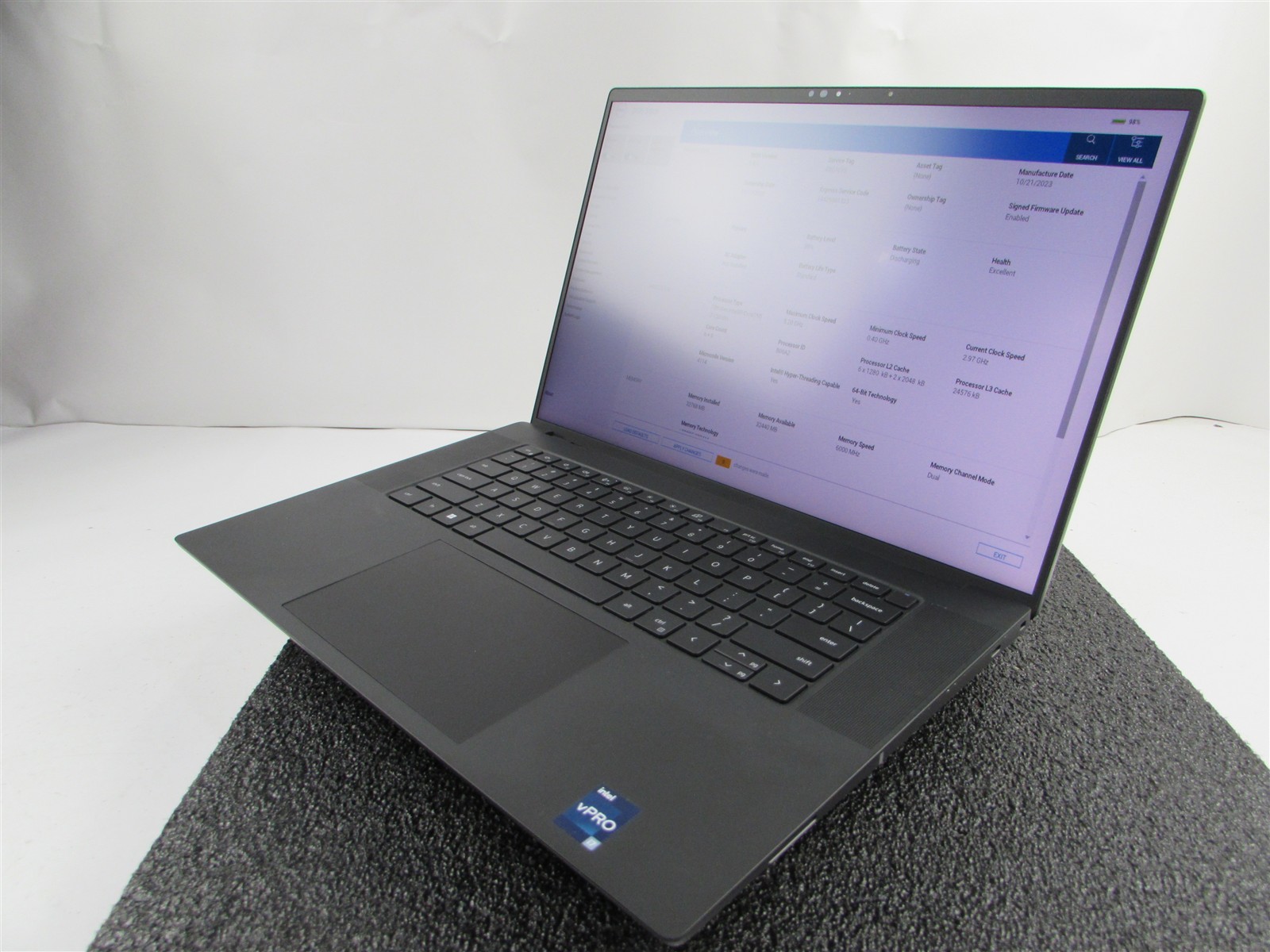DELL PRECISION 5680 FHD I7-13800H 512GB SSD 32GB RAM WIN 11 PRO NVIDIA RTX A1000