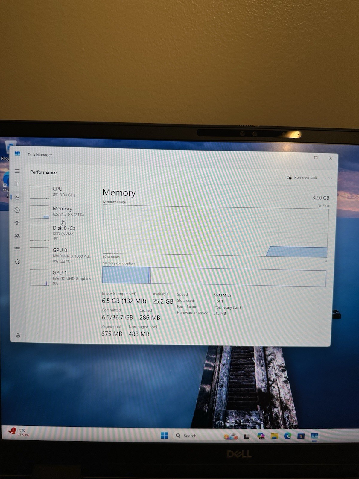 Dell Precision 7680 i7-13850HX/32GB RAM/512GB SSD RTX A1000. Excellent Condition