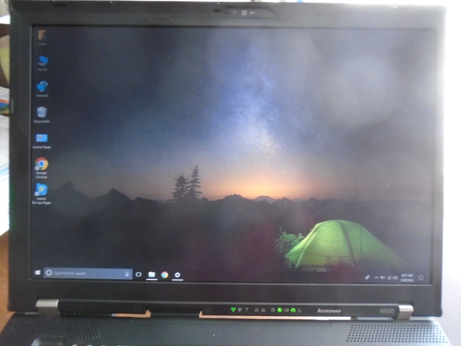 Lenovo Thinkpad W500 Laptop Intel Core 2 Duo T9600 120GB SSD ATI Win 10 Pro