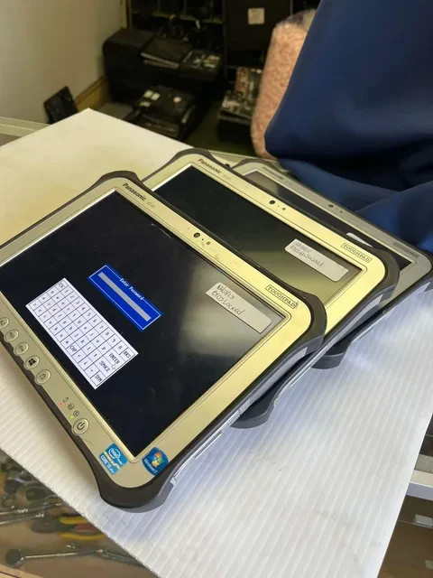 Panasonic Toughpad FZ-G1 Tablet i5 3rd Gen – FOR PARTS – BIOS LOCKED – Lot of 3