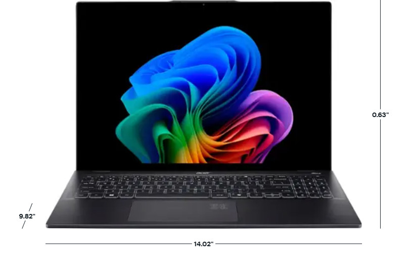 Acer – Swift 16 AI – 16″ 3K OLED Touch Laptop – Copilot+ PC – Intel 7- Free Ship