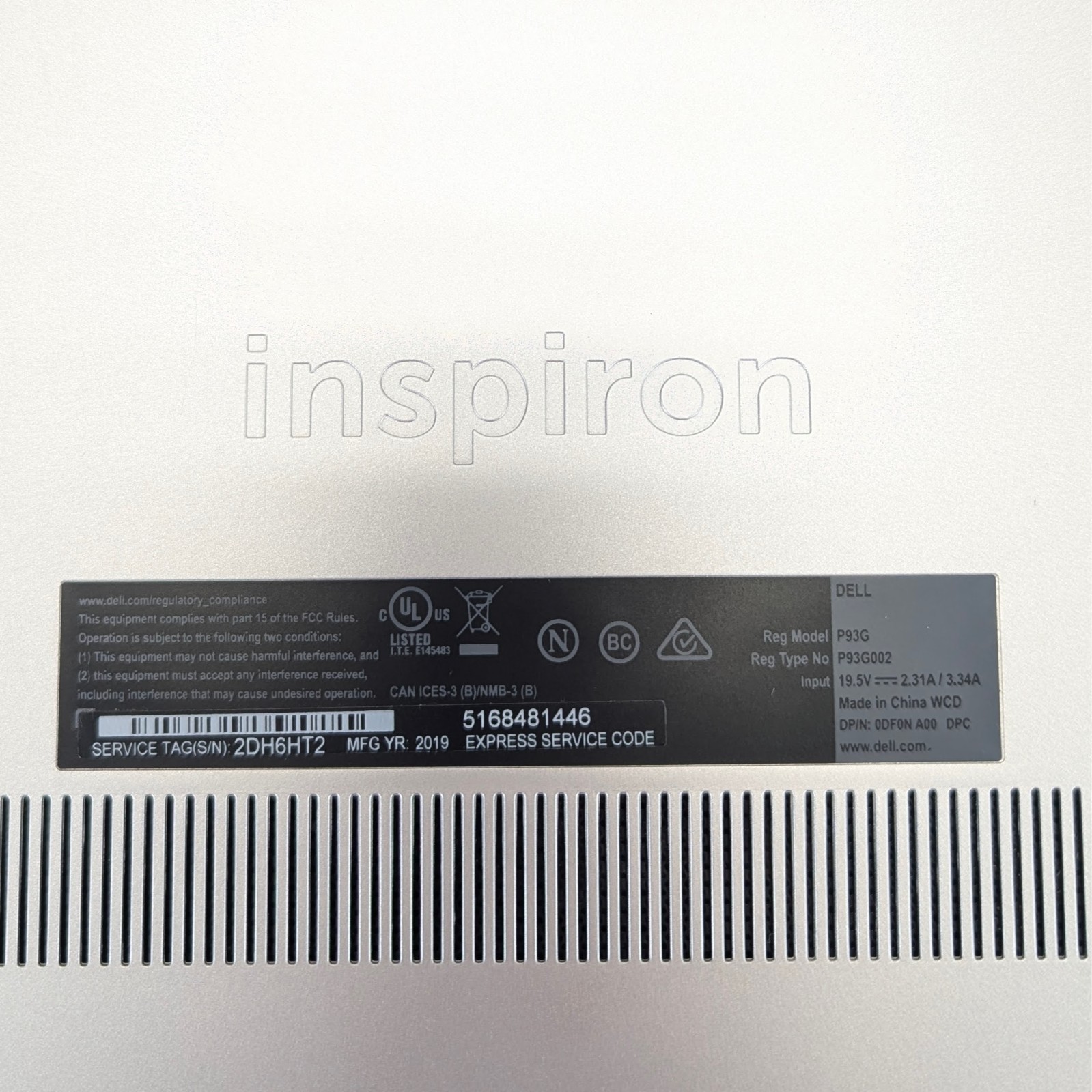 Dell Inspiron 2-in-1 14” Ryzen 5 3500U 8GB RAM 128GB SSD