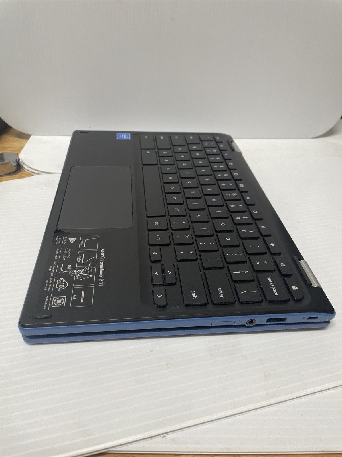ACER Touch Chromebook R11 Laptop CB5-132T N15Q8 -NO CHARGER -PARTS & REPAIR ONLY