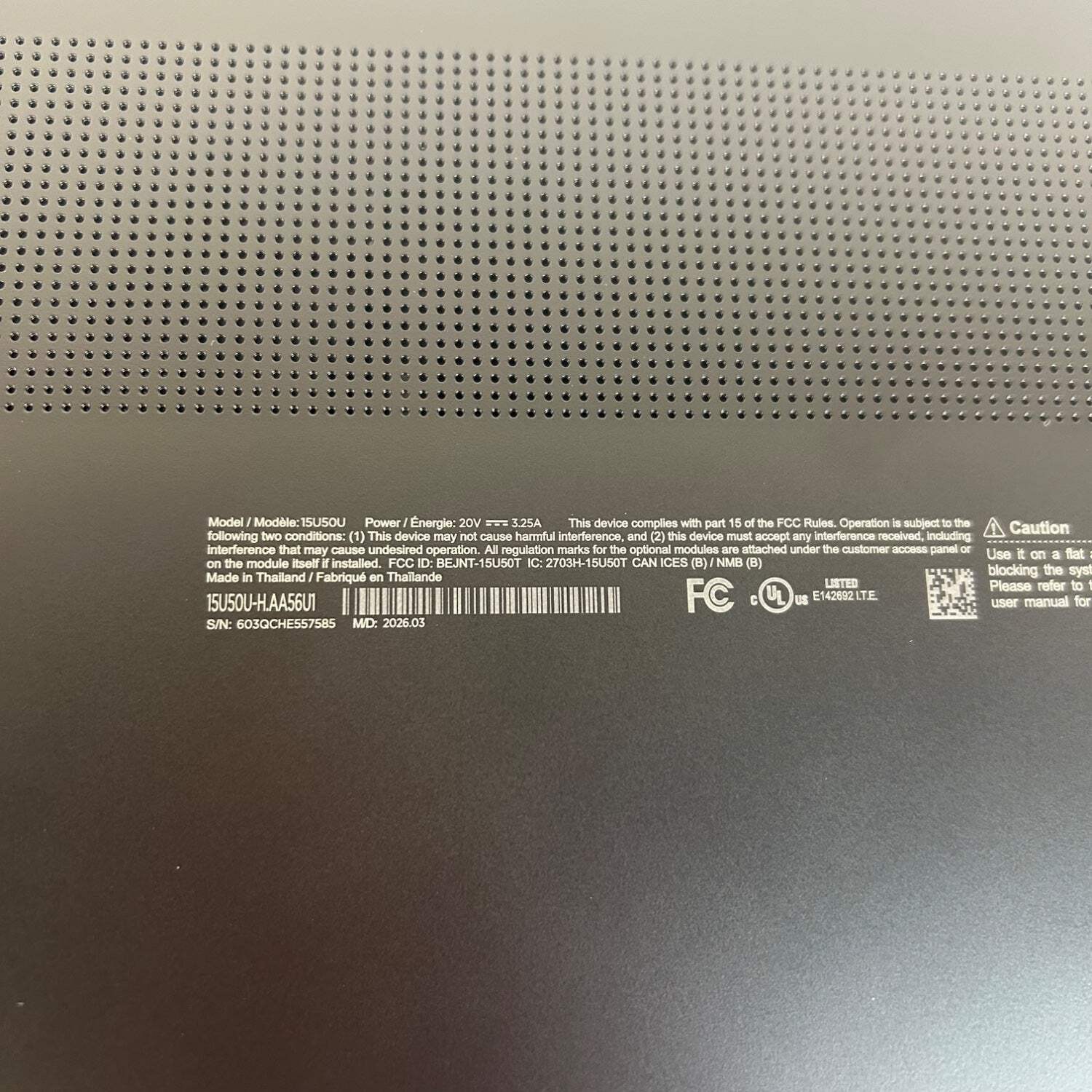 LG Gram 15U50U-H.AA56U1 15.6″ Core Ultra 5 115U 1.5GHz 32GB RAM 512GB SSD
