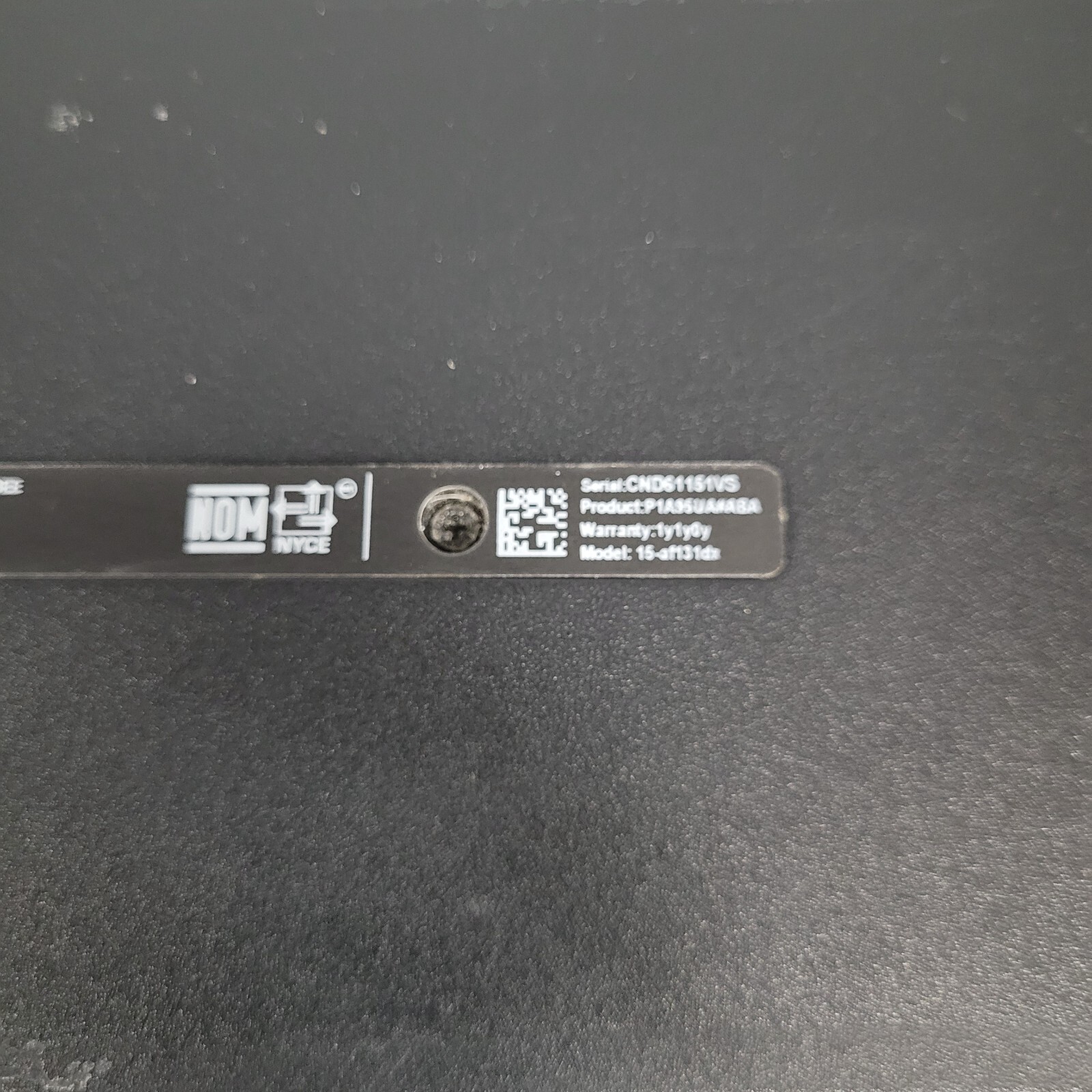 HP Laptop 15-af131dx 15.6″ A6-5200 2.0GHz 4GB RAM Windows 10/11