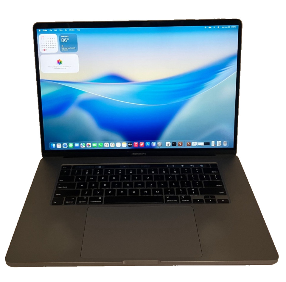 Apple MacBook Pro A2141 16″ AMD Radeon Pro 5500M 2.3GHz Intel i9-9880H 32GB 1TB