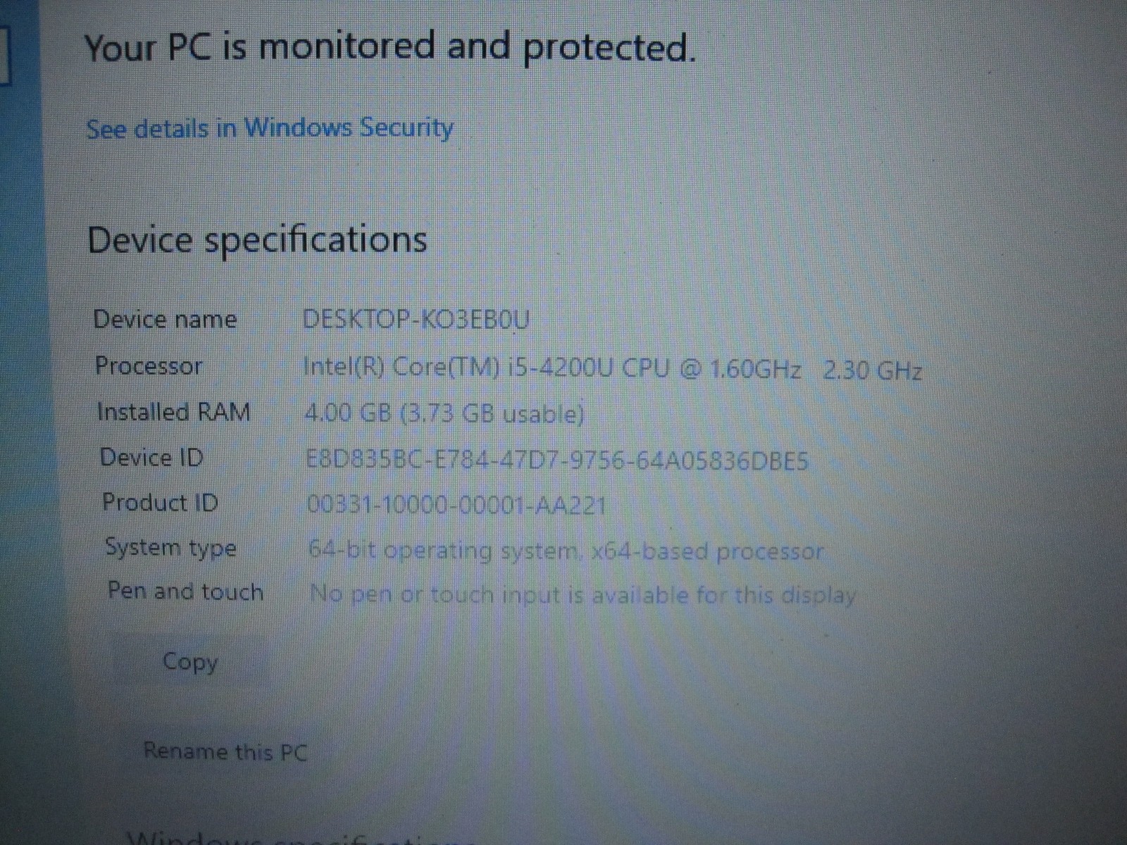 Acer TravelMat 14″ P645-MG Intel i5-4200U CPU 1.60GHz/ 4GB ram/ 320GB hard drive