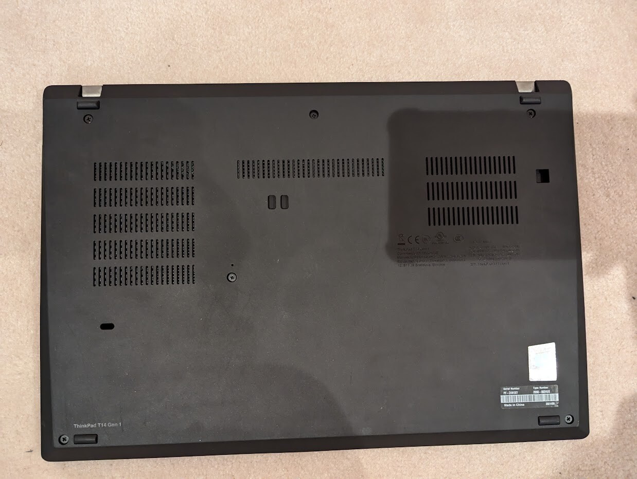 Lenovo T14 G1 i7-10610U 48GB RAM/500 GB SSD – Win 10 Pro TOUCHSCREEN Jan 25 WTY