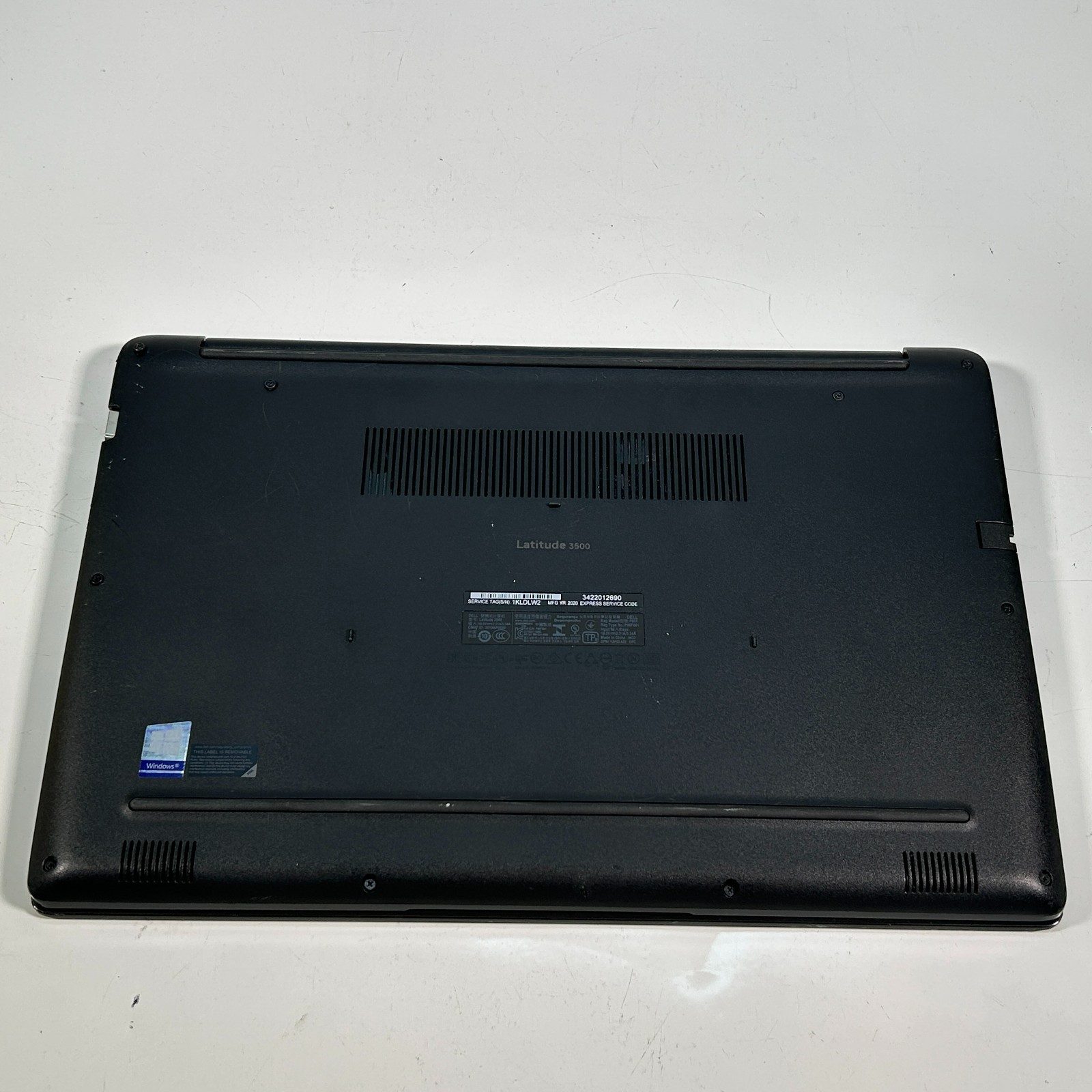 Dell Latitude 3500 Intel Core i5-8265U 1.6GHz 16GB RAM No Storage/OS Used READ