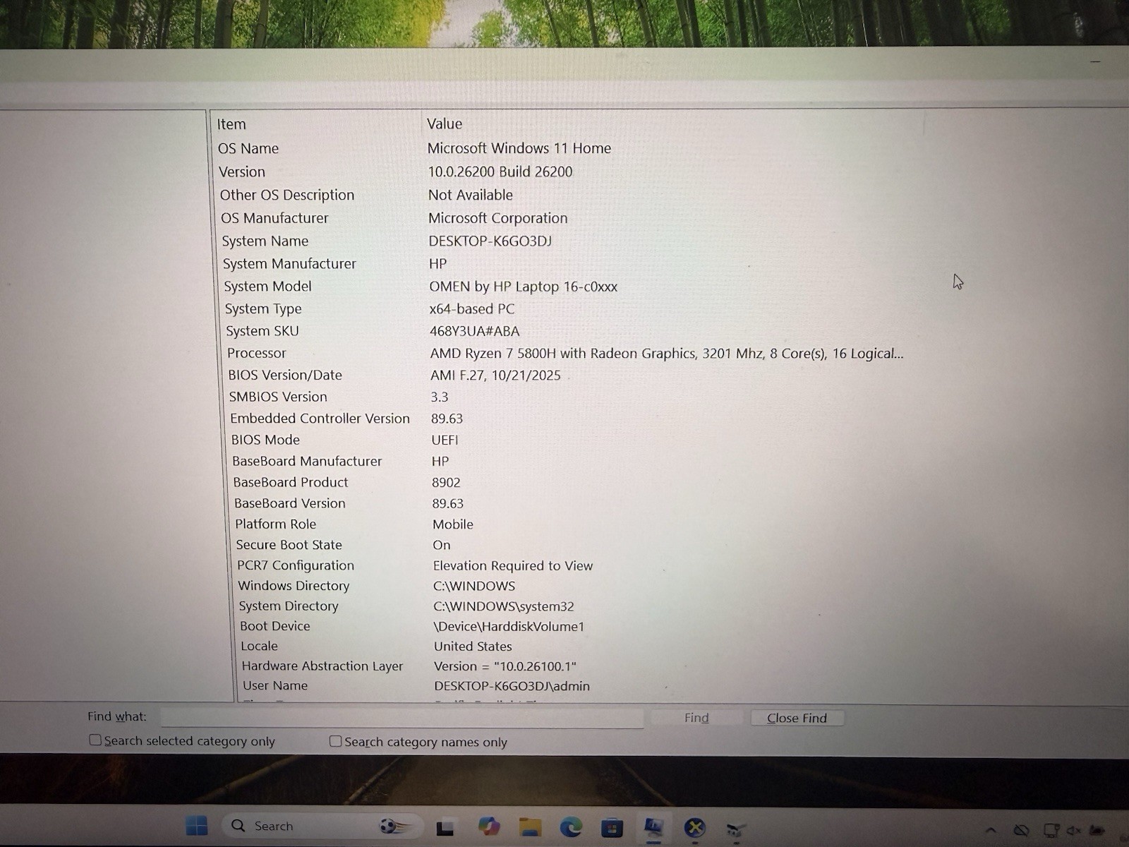 HP OMEN 16.1″ (1TB SSD, AMD Ryzen7 5800H@3.2GHz, 32GB RAM, Radeon Rx6600M)