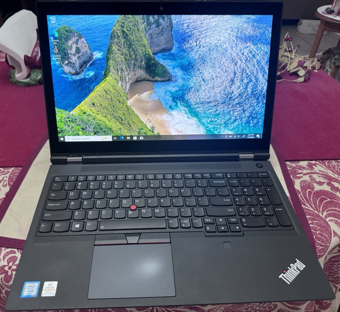 Lenovo ThinkPad P15 Gen 1 Xeon W-10855 RTX 5000 4K OLED Touch 32GB MEM 512GB SSD