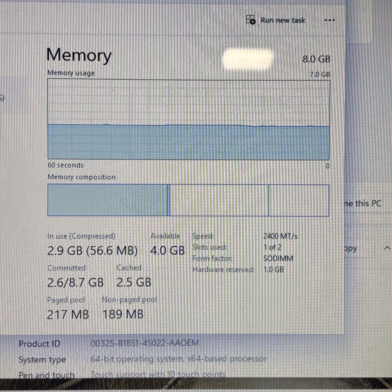 HP 17-ca0xxx AMD Ryzen 3 2300U 2.00GHz 8GB RAM 1TB HDD Win 11 Home