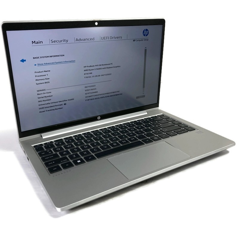 HP ProBook 445 G8 14″ Laptop Ryzen 5 5600U 2.3GHz – 8GB Ram – No Drive